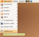 Activating the Add/Remove Applications
