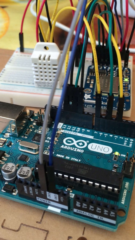 Prototype of an IoT project based on Arduino
