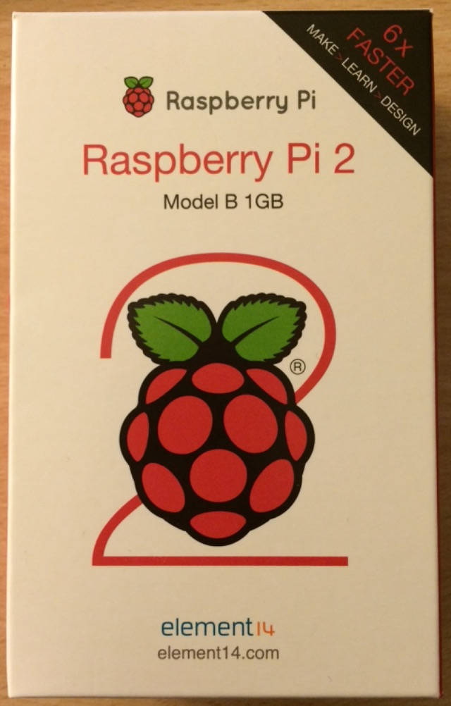 Raspberry Pi 2 box with Logo (a raspberry)