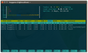 Snap htop - standard user